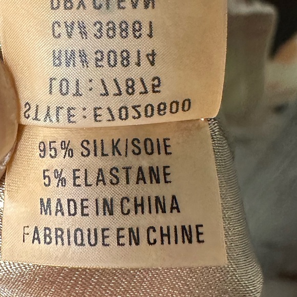 Elie Tahari Abstract Floral Silk Dress Sz 4 - Picture 5 of 7